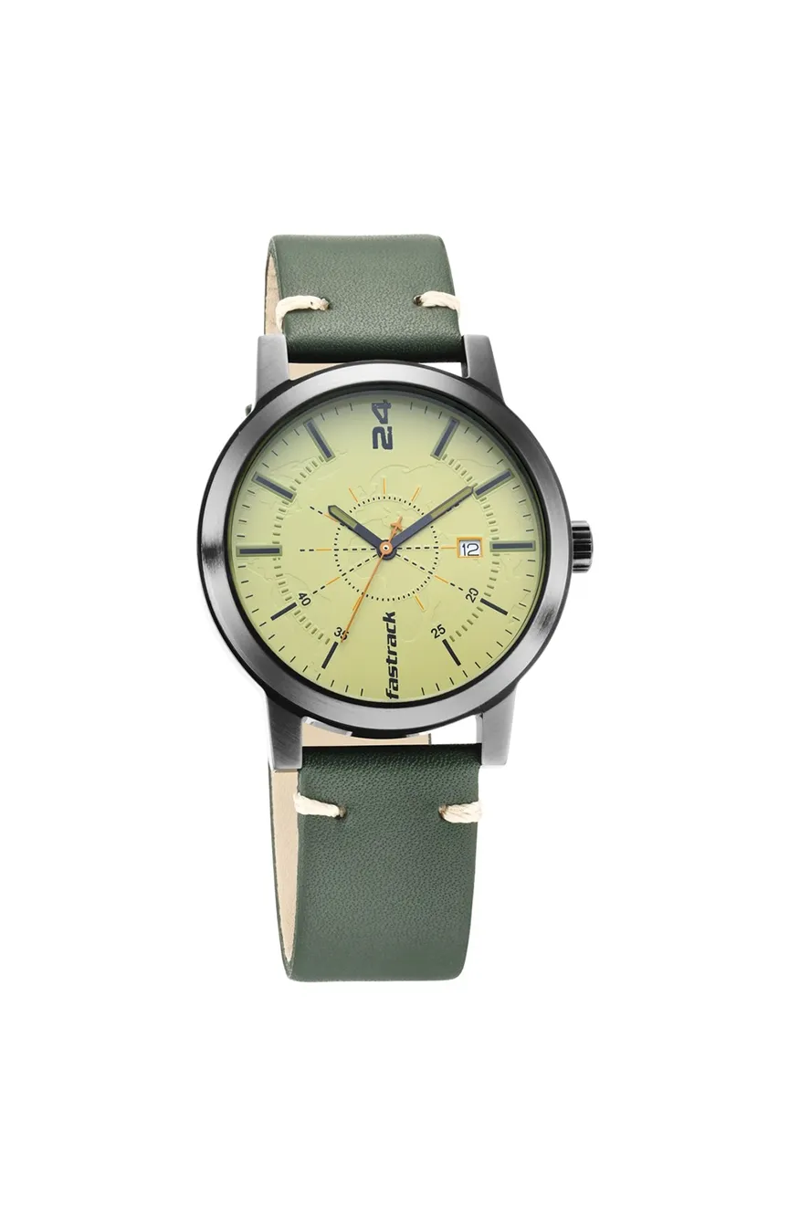 Titan | boys Fastrack Tripster Quartz Analog Green Dial Leather Strap Watch for Guys
Titan | boys Fastrack Tripster Quartz Analog Green Dial Leather Strap Watch for Guys