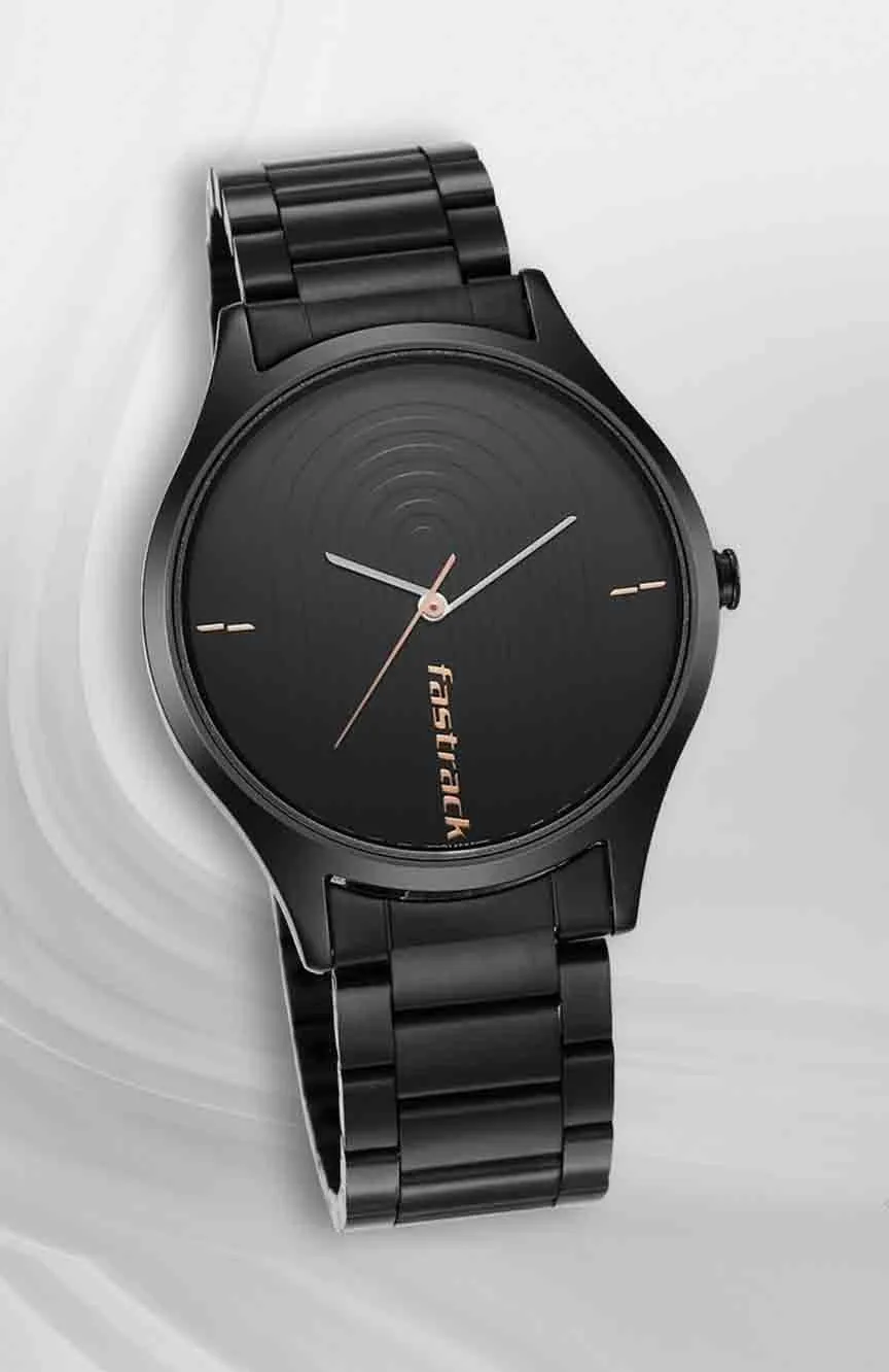 Titan | Fastrack Style Up Quartz Analog Black Dial Stainless Steel Strap Watch for Guys
Titan | Fastrack Style Up Quartz Analog Black Dial Stainless Steel Strap Watch for Guys