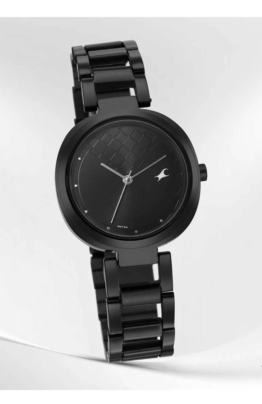 Titan | Fastrack Stunners Quartz Analog Black Dial Stainless Steel Strap Watch for Girls
Titan | Fastrack Stunners Quartz Analog Black Dial Stainless Steel Strap Watch for Girls