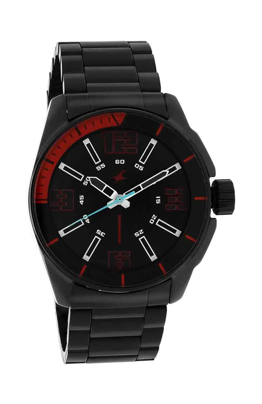 Titan | Fastrack Hitlist Quartz Analog Black Dial Stainless Steel Strap Watch for Guys
Titan | Fastrack Hitlist Quartz Analog Black Dial Stainless Steel Strap Watch for Guys