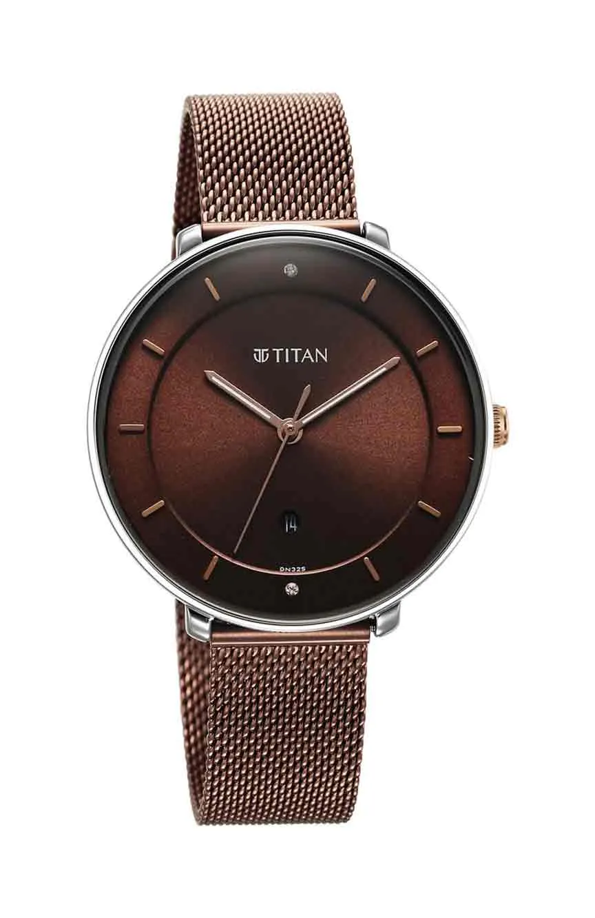 Titan | Titan Noir Brown Dial Analog Stainless Steel Strap Watch for Women
Titan | Titan Noir Brown Dial Analog Stainless Steel Strap Watch for Women