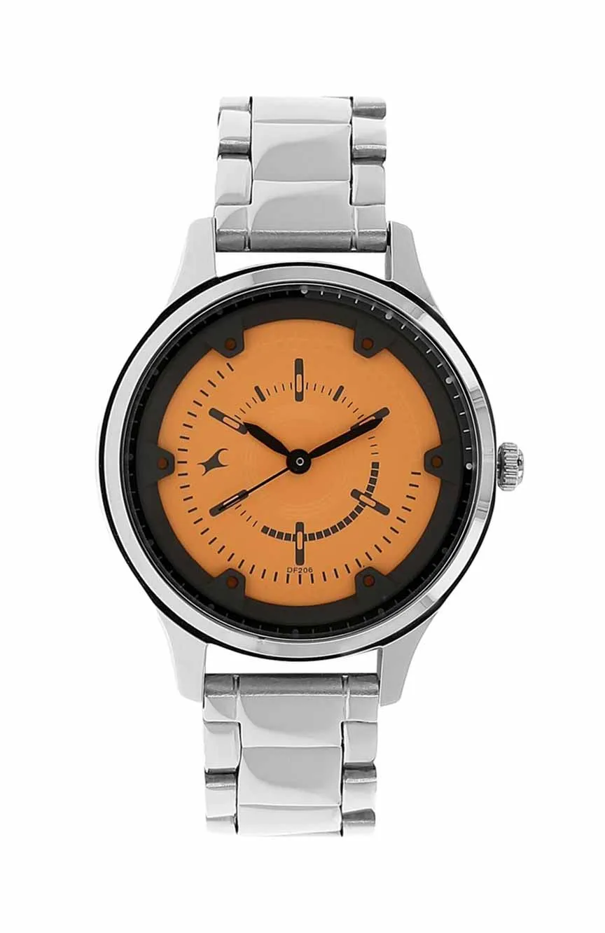 Titan | Fastrack Urgent Clementine Quartz Analog Orange Dial Stainless Steel Strap Watch for Girls
Titan | Fastrack Urgent Clementine Quartz Analog Orange Dial Stainless Steel Strap Watch for Girls