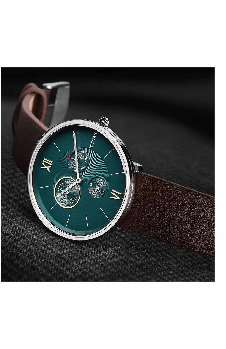 Titan | Titan Slim Quartz Multifunction Blue Dial Quartz Stainless Steel Strap watch for Men
Titan | Titan Slim Quartz Multifunction Blue Dial Quartz Stainless Steel Strap watch for Men