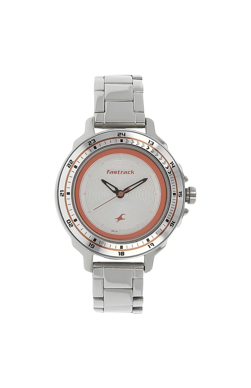 Titan | Fastrack Quartz Analog Silver Dial Stainless Steel Strap Watch for Girls
Titan | Fastrack Quartz Analog Silver Dial Stainless Steel Strap Watch for Girls