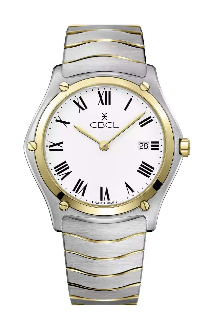 Ebel Mens Sport Classic Quartz 18K Yellow Gold Watch
