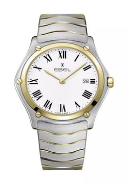 Ebel Mens Sport Classic Quartz 18K Yellow Gold Watch