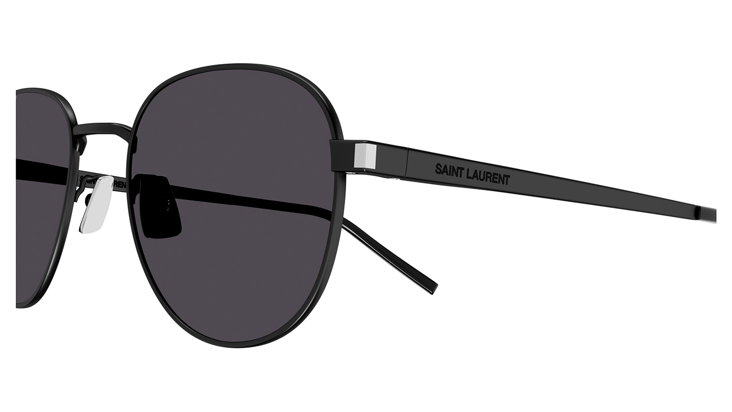 Unisex Round Oval Black Sunglass