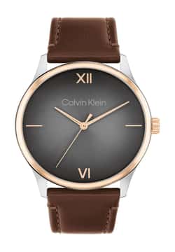 Calvin Klein ساعة كلفن كلاين كوارتز جلد للرجال 25200453