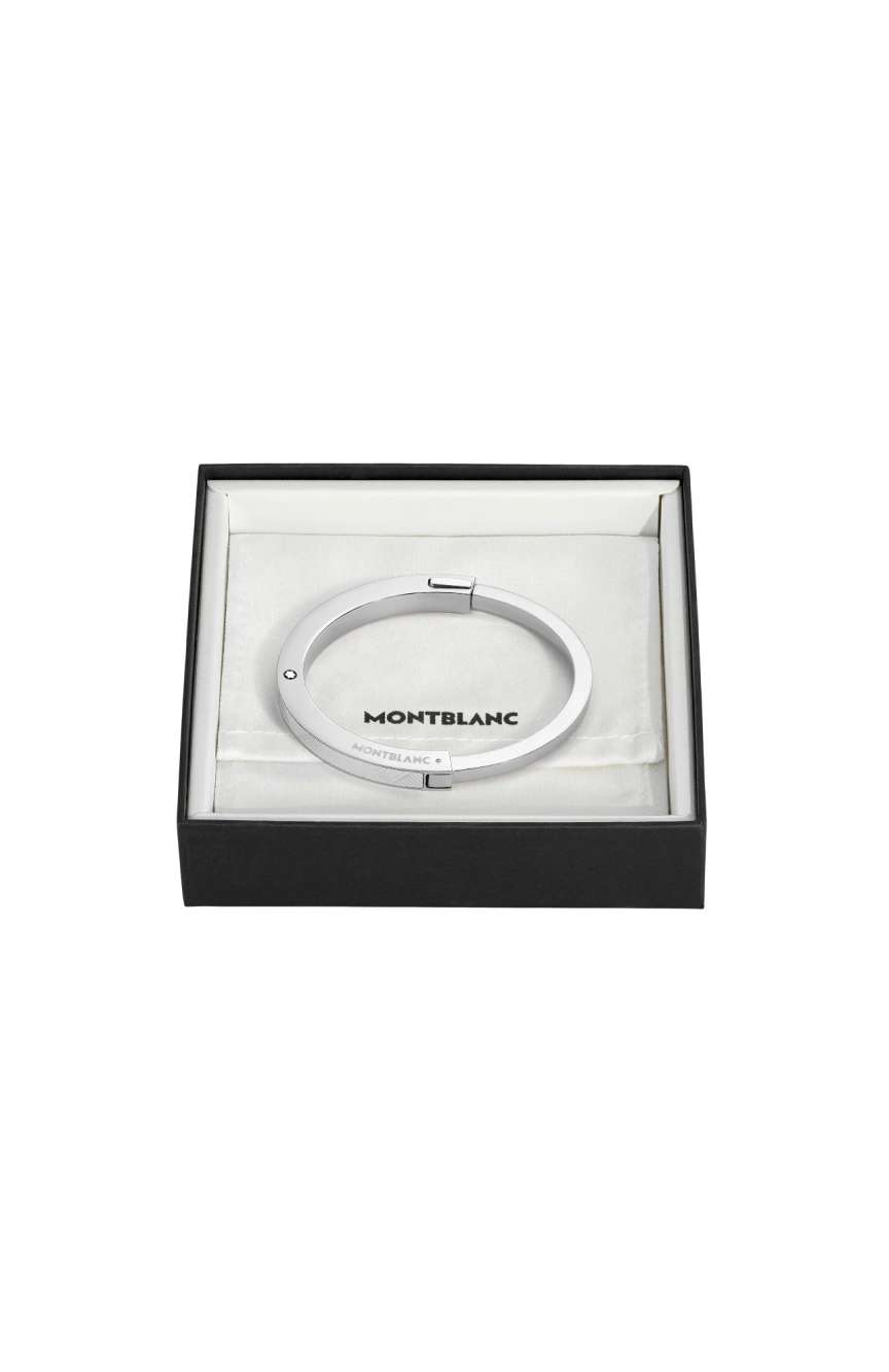 Montblanc Bangle in Steel with Extreme Pattern 63