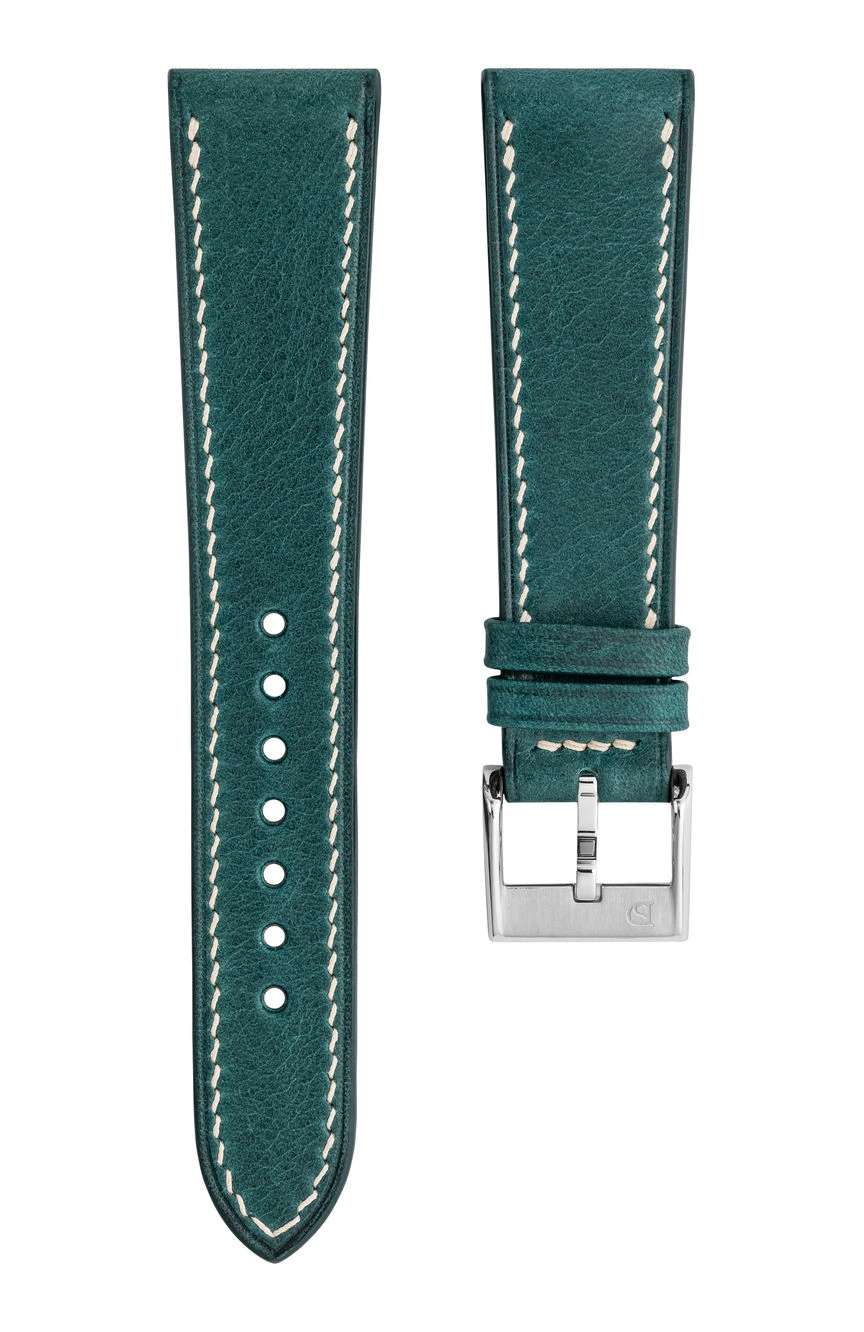 Delugs Leather - Turquoise Waxy Slim Strap