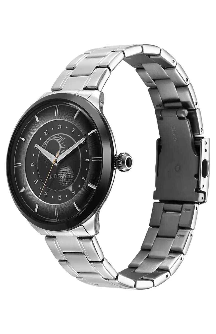 Titan Luna Sun Moon Phase in Frost Grey - Stellar Edition