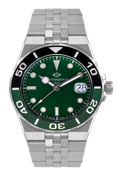 Continental Gents Silver Stainless Steel watch