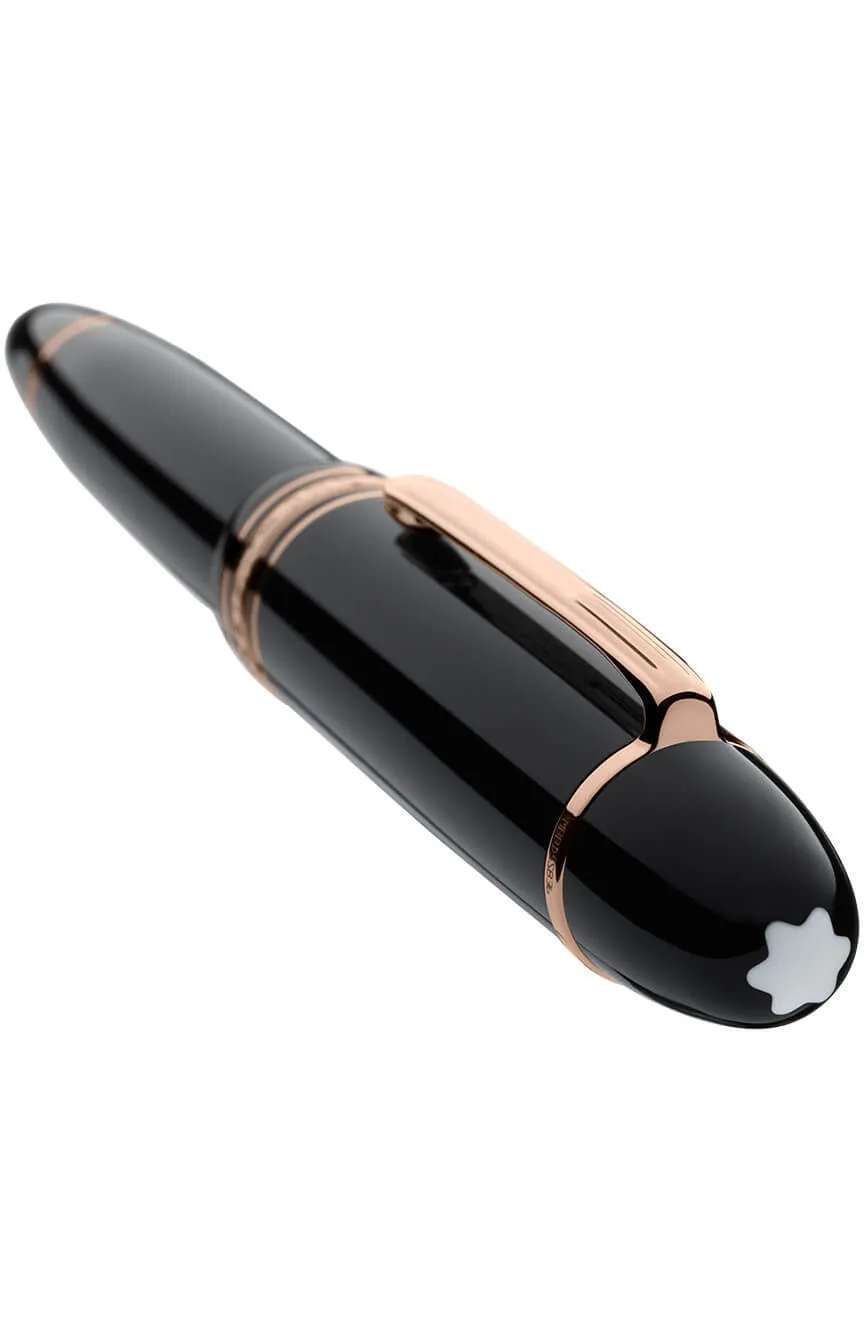 مون بلان قلم حبر سائل مايسترشتوك 149 مطلي بالذهب الوردي