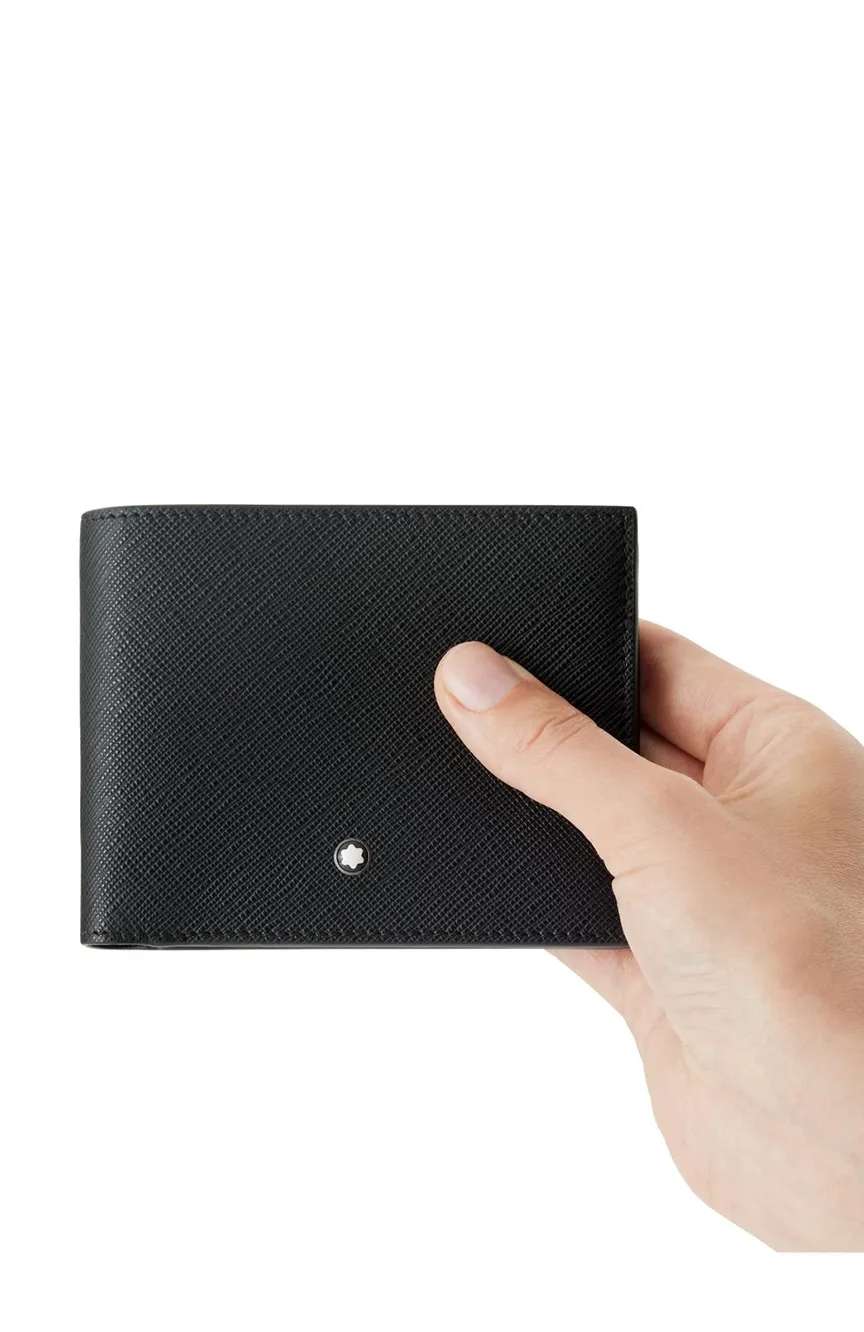 Montblanc Sartorial Wallet 6CC 2View Pockets Black