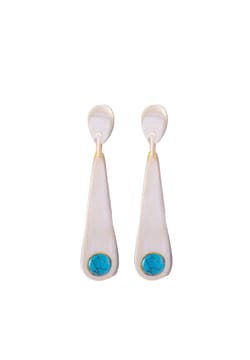 Soyang Paris Turquoise bead earrings