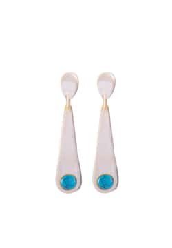 Soyang Paris Turquoise bead earrings