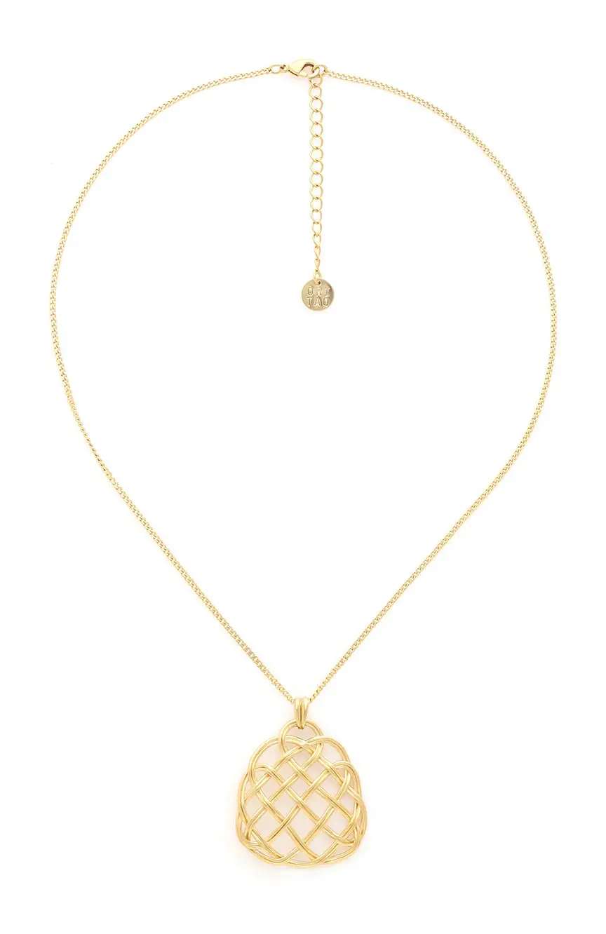 Ori Tao Golden triangle necklace Shinomoki