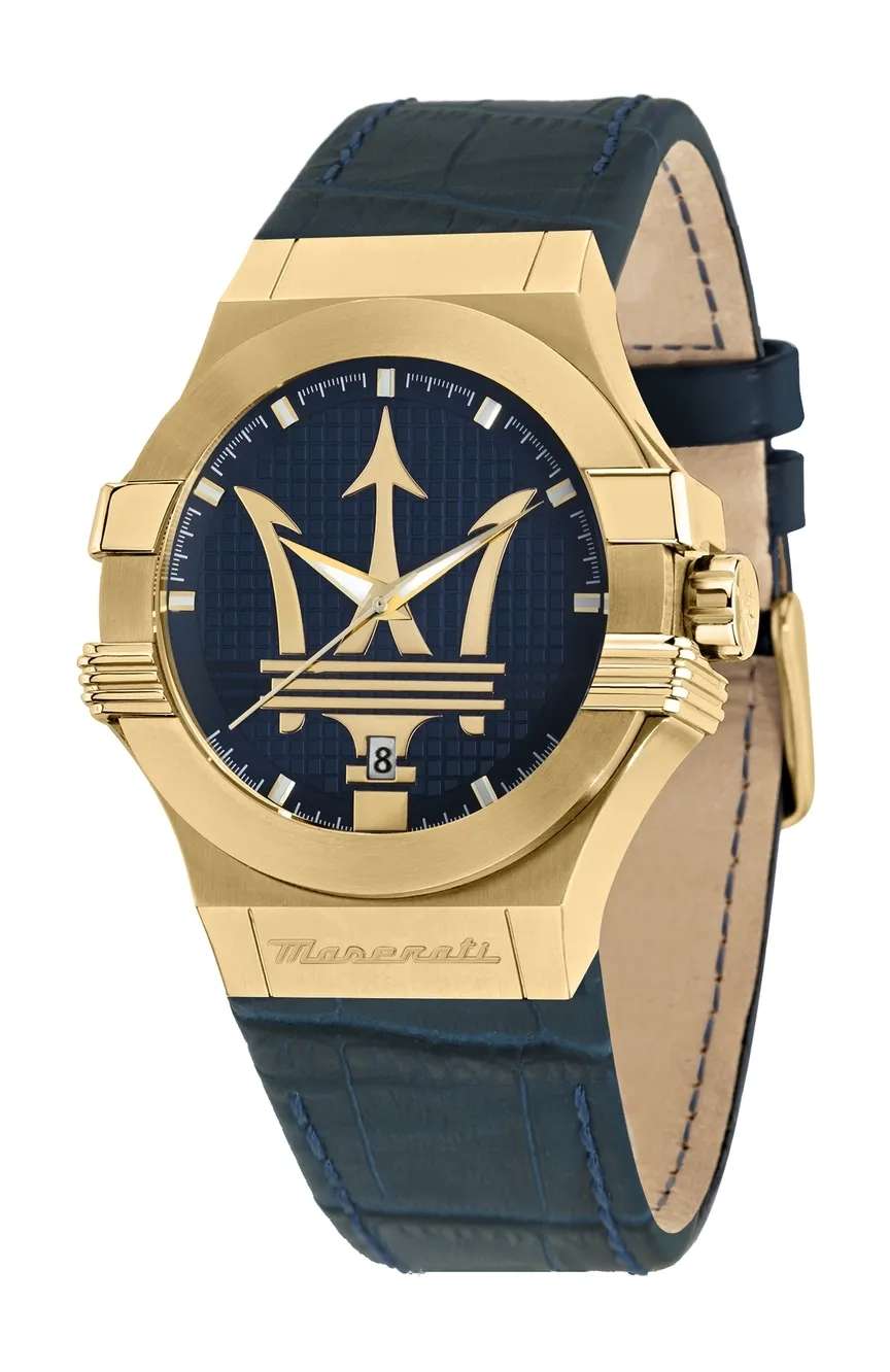 MASERATI Men Analog Leather Watch