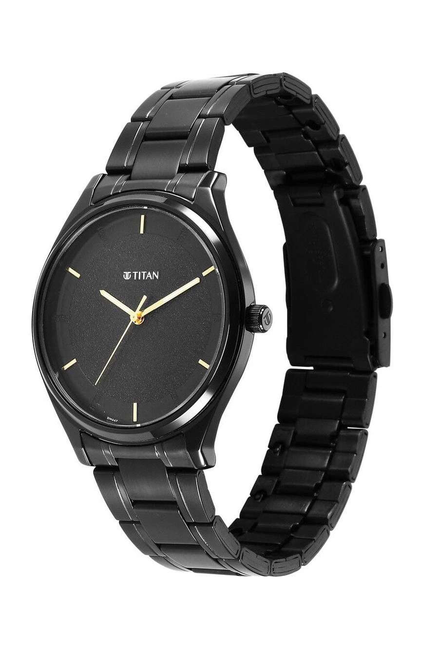 Titan Quartz Analog Silver Dial Watch for Men