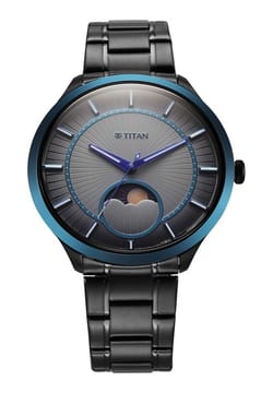 Titan Caelum Sun Moon Sub-Dial in Gunmetal Grey - Stellar Edition