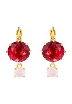 Les Nereides Gradient Pink Diamantine Earrings