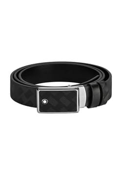 Montblanc Marquetry Plate 35 mm Reversible Belt in Extreme Leather