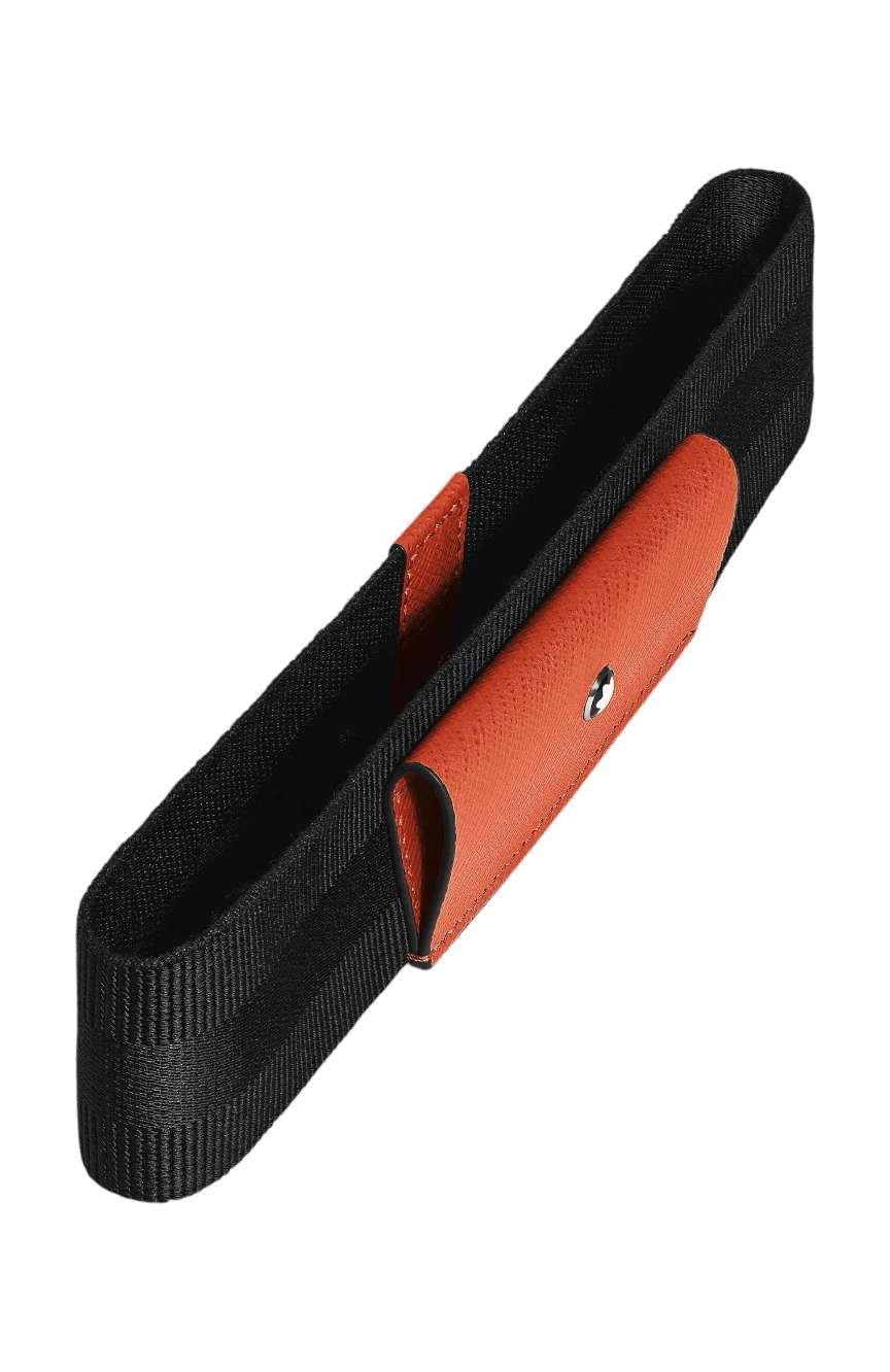 Montblanc 1 Pen Loop with Elastic Band in Sartorial Leather