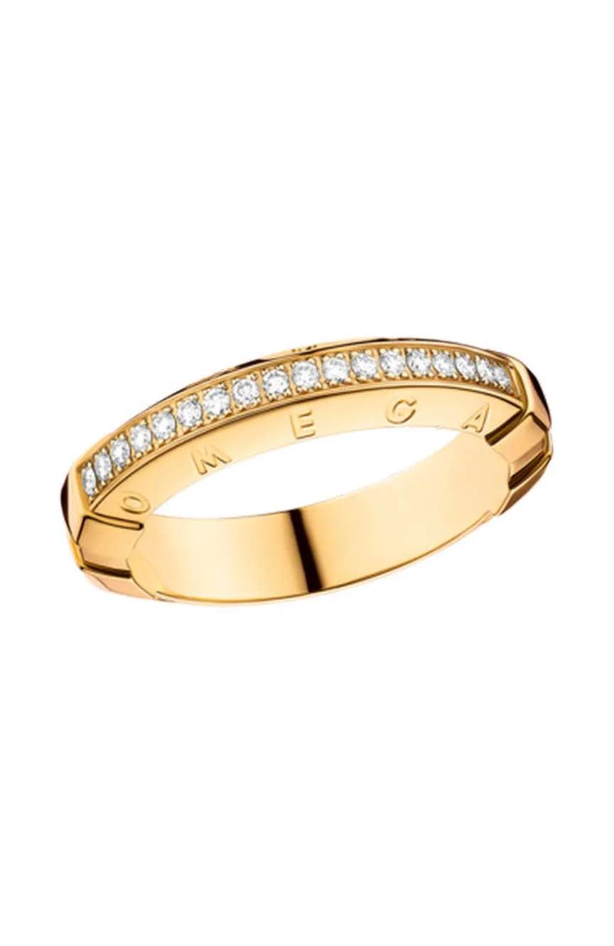 أوميغا Ring 18k yellow gold diamonds
