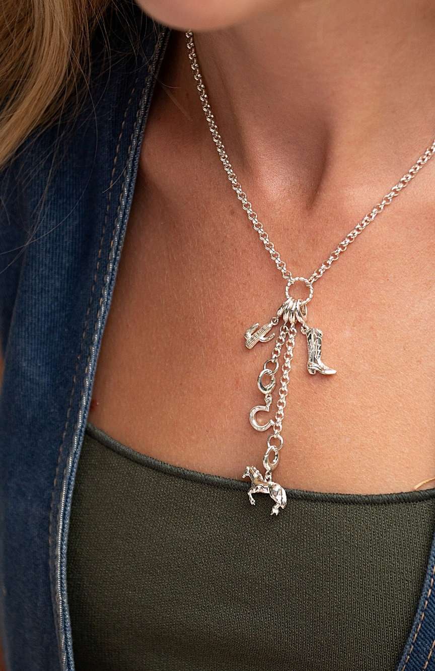 Lily Charmed Silver Horse Charm