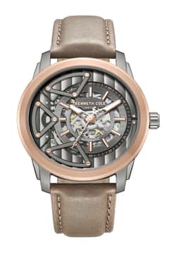 Kenneth Cole Kenneth Cole Men Leather Automatic Watch KCWGX0064902