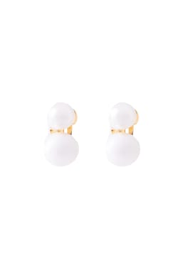 Madreperla Two pearl earrings
