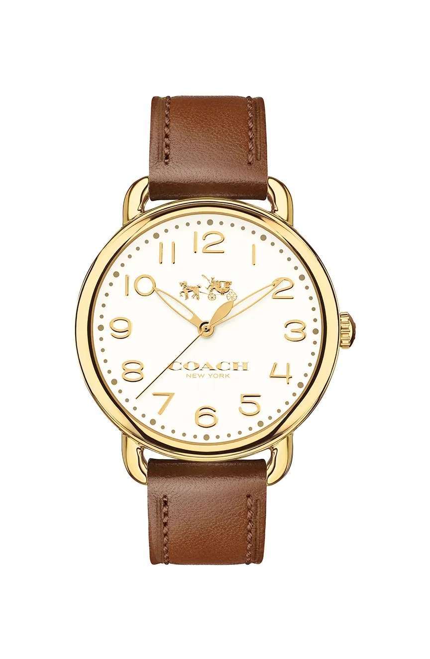 Coach WOMENS QUARTZ CALFSKIN LEATHER WATCH - 14502715