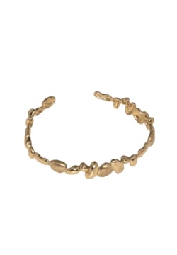 Kalliope Wavy Brass Cuff