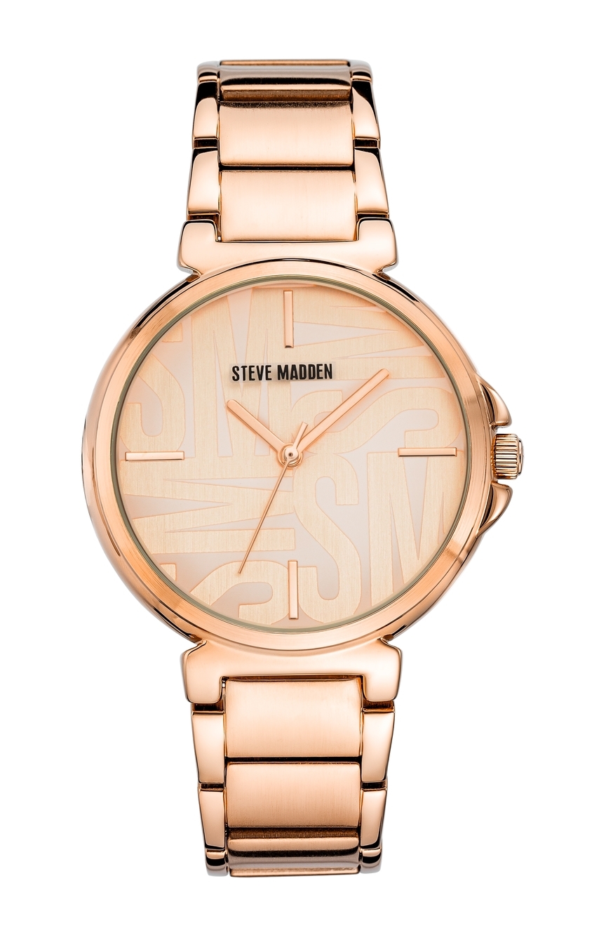 Steve Madden Men Analog Brass Watch