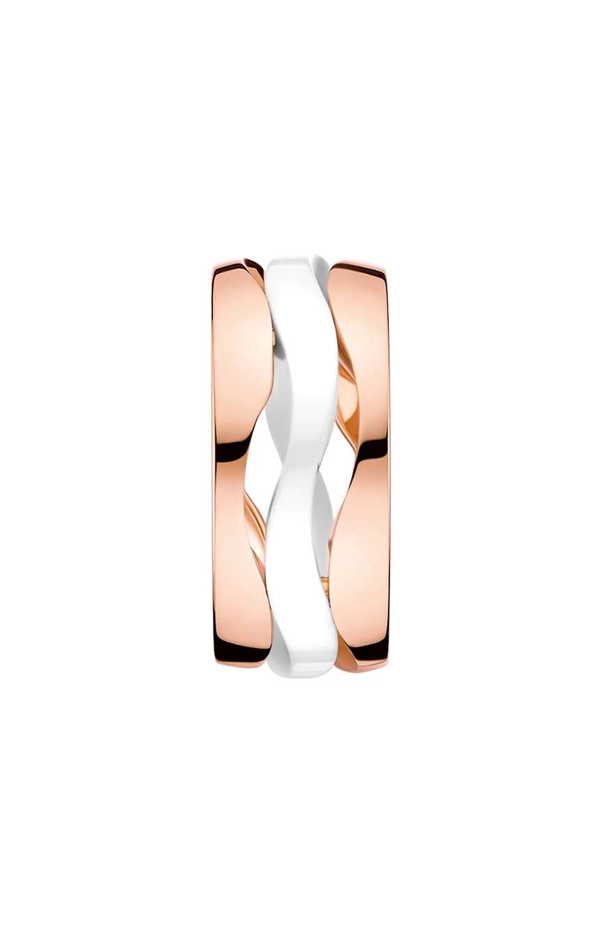 أوميغا قلادة من الذهب الأحمر عيار 18 قيراط والسيراميك