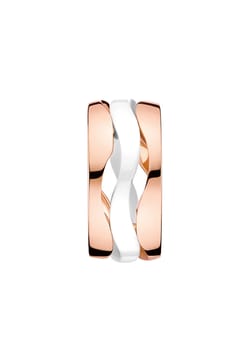 OMEGA PENDANT 18K RED GOLD CERAMIC