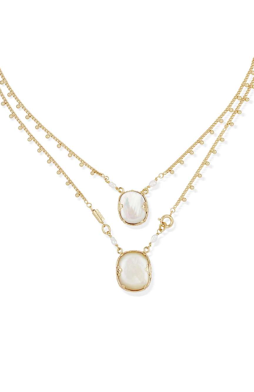 Gas Bijoux Double Row Scapulare Necklace