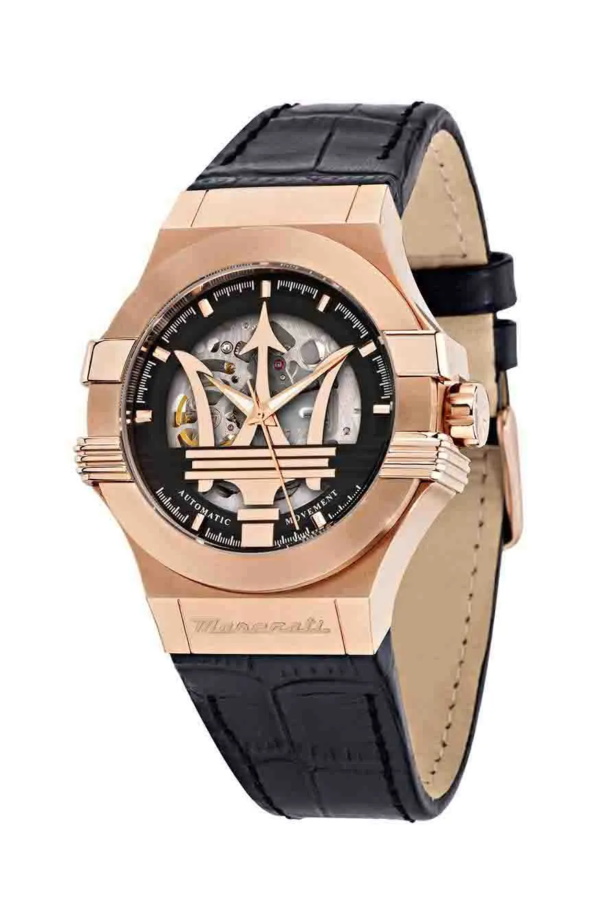 

MASERATI | Men Automatic Leather Watch