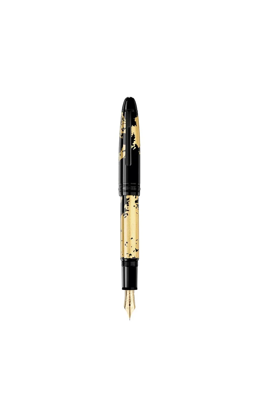 

Montblanc | Meisterstuck Solitaire Calligraphy Gold Leaf Flex Nib Fountain Pen