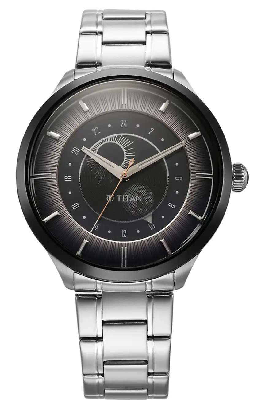 Titan Luna Sun Moon Phase in Frost Grey - Stellar Edition