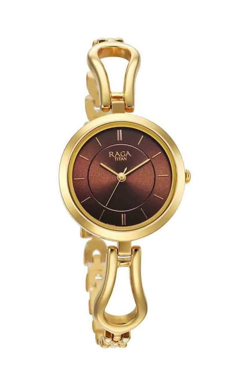 Titan Raga Champagne Dial Watch for Women