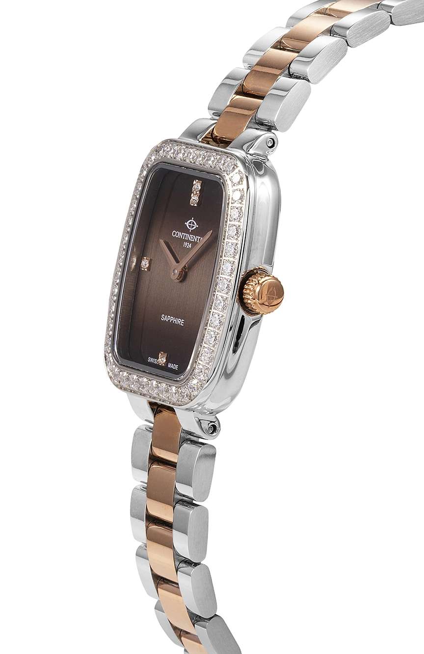 Continental Ladies Silver Rose Gold Stainless Steel watch