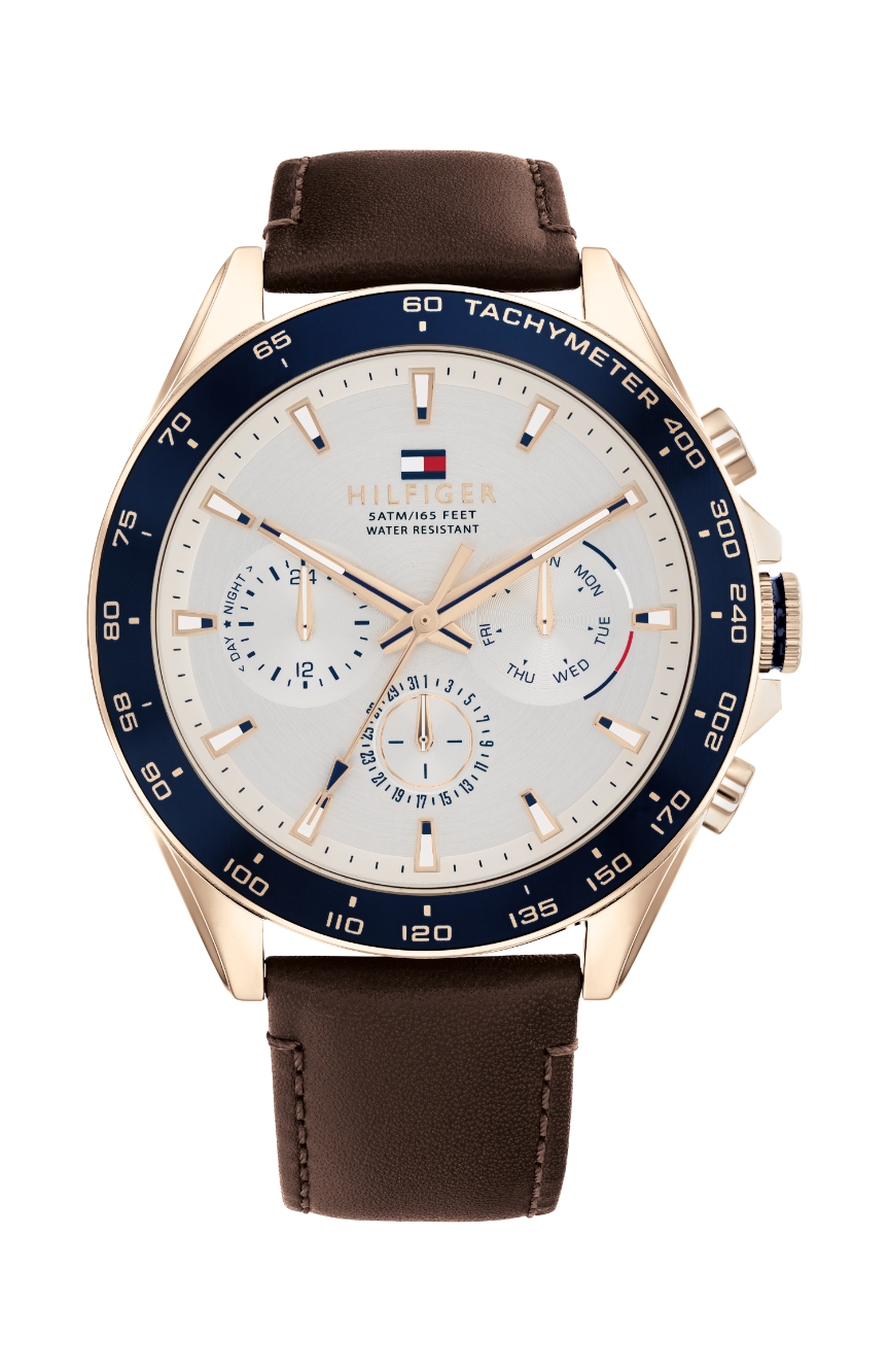 Tommy deals leather watch