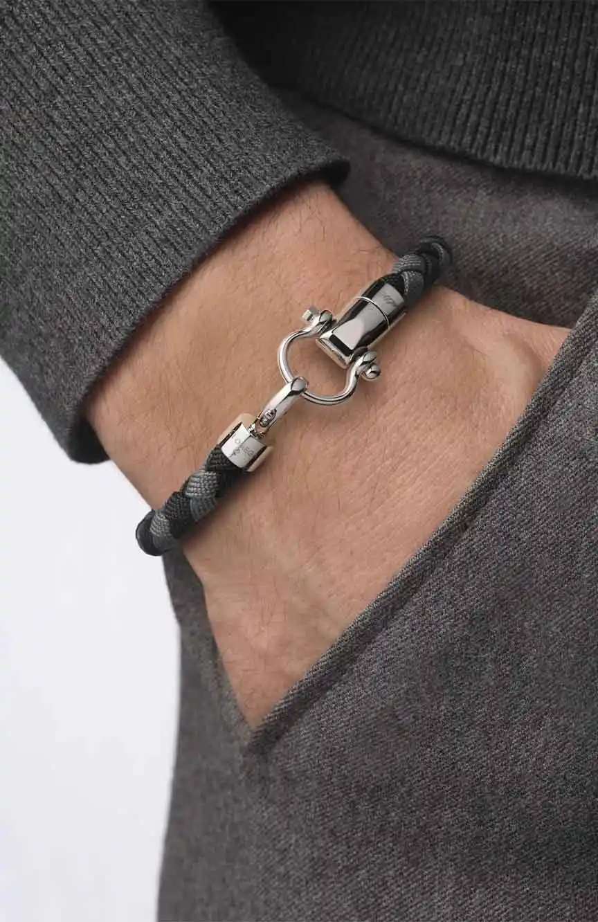 أوميغا سوار نايلون بمشبك ستانلس ستيل