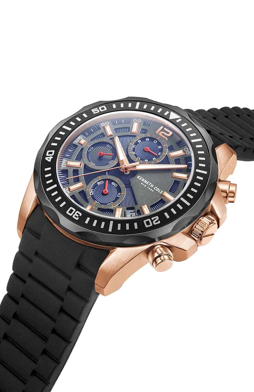 Kenneth Cole Kenneth Cole Mens Fashion Silicone Quartz Watch KCWGQ2222204