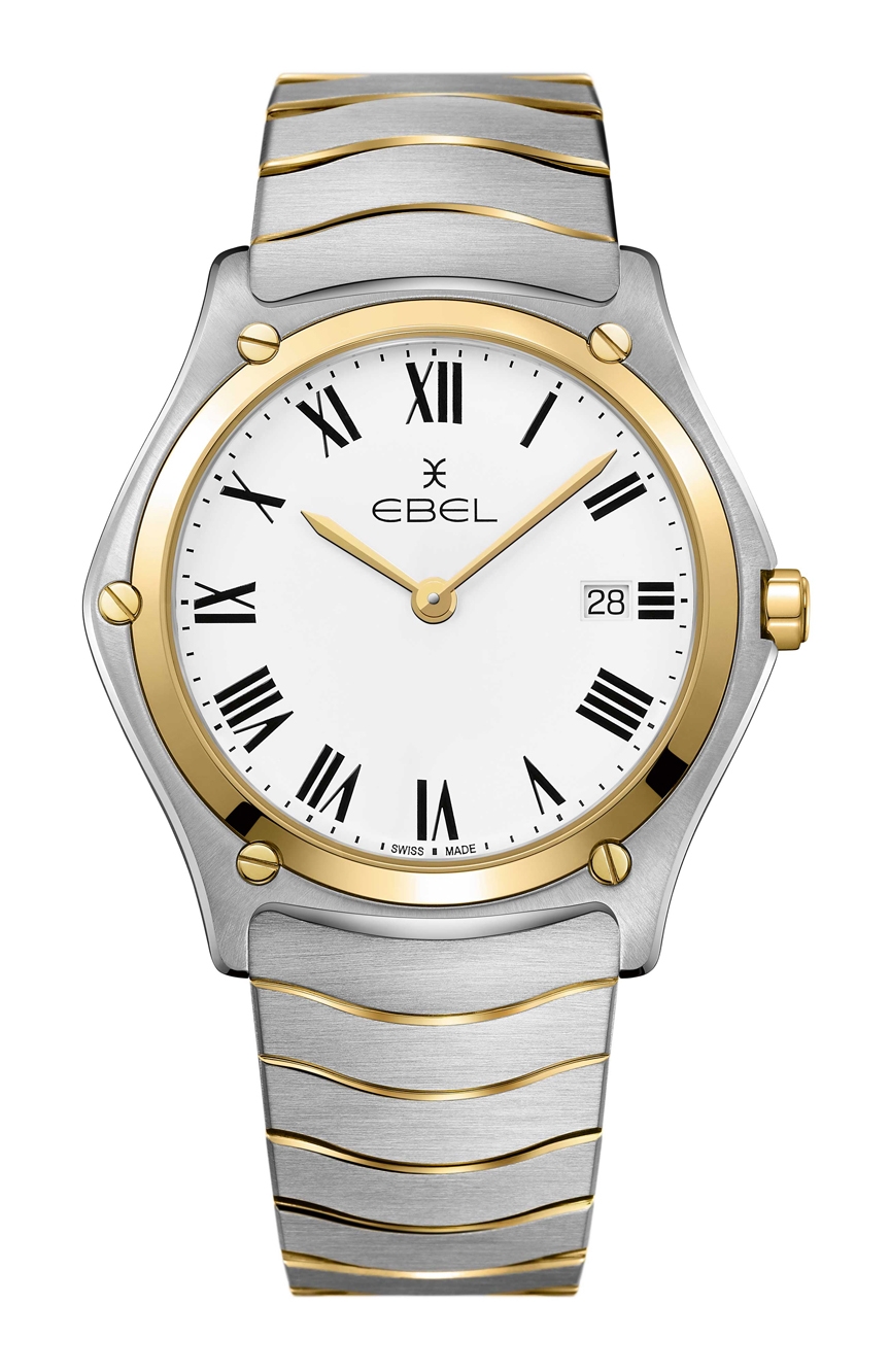 Ebel Mens Sport Classic Quartz 18K Yellow Gold Watch