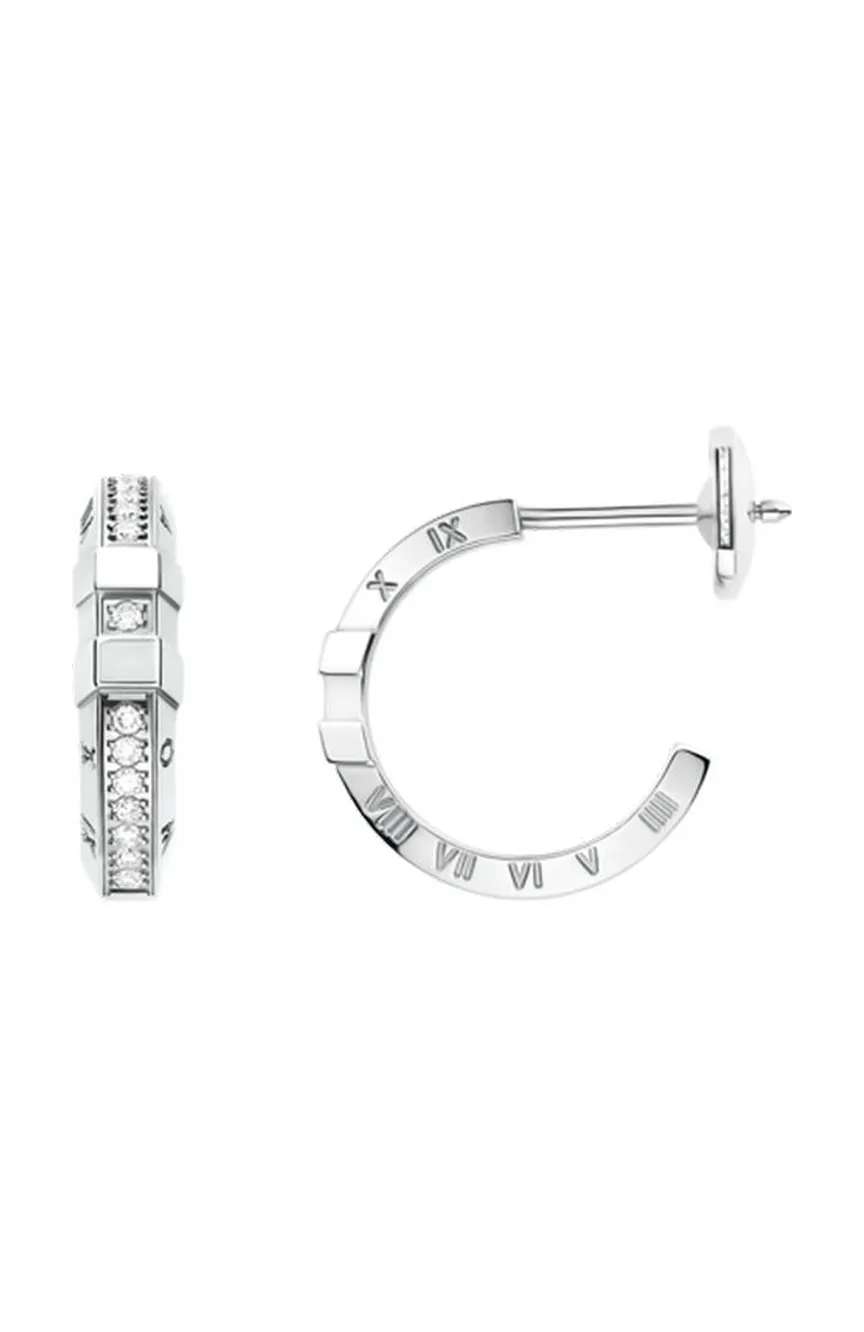 OMEGA Earring 18k white gold diamonds