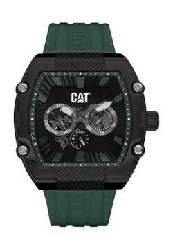 Cat ساعة كوارتز بسوار سيليكون للرجال