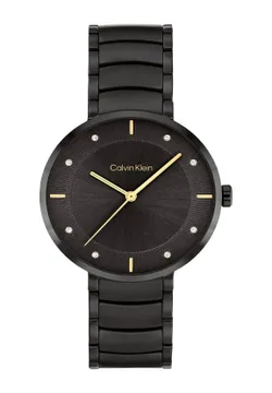 Calvin Klein Calvin Klein Swiss Timeless Mens Leather Quartz