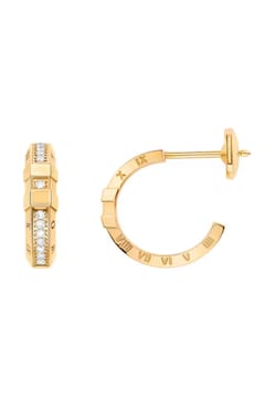 OMEGA Earring 18k yellow gold diamonds